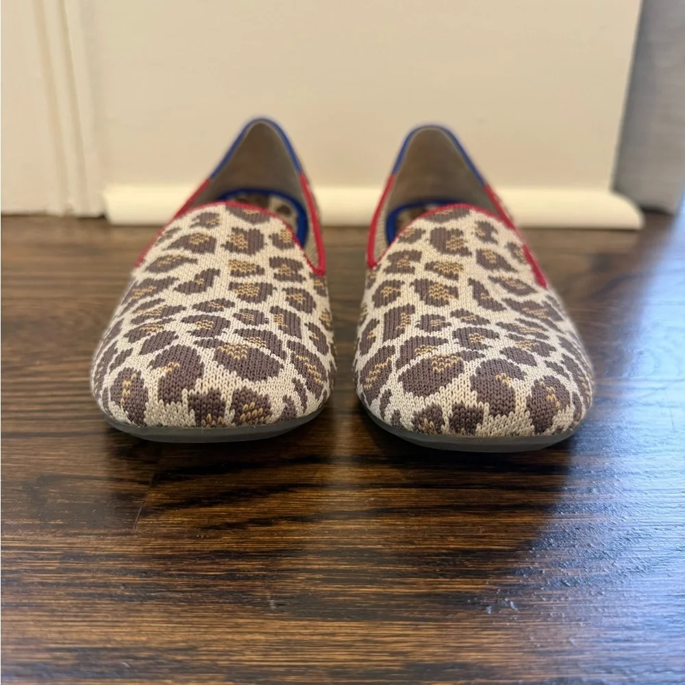 Rothy’s Mocha Spot Leopard Print Loafers – Size 7 – NWOT - spring shoe - Picture 4 of 9